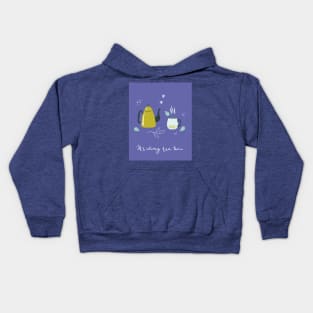 Tea time print Kids Hoodie